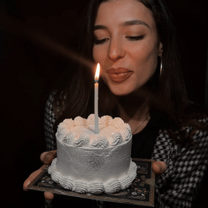 Mini torta de cumpleaños con  GLITTER 🆕