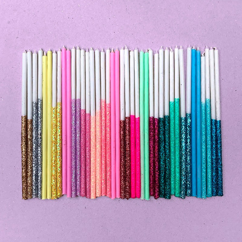 Pack de 3 Velitas de Colores